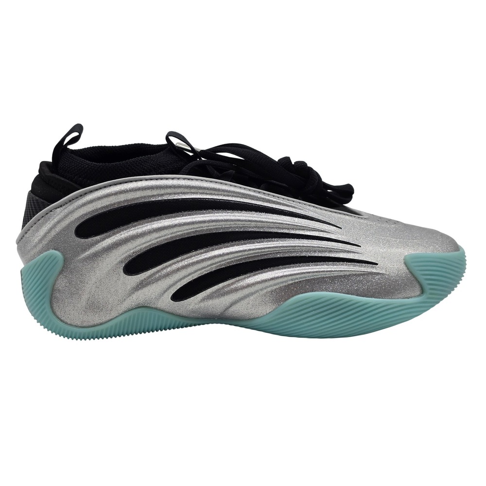 Adidas Harden Volume 9 Basketball Shoes Mens 8 Silver Black Blue JS1028 NEW